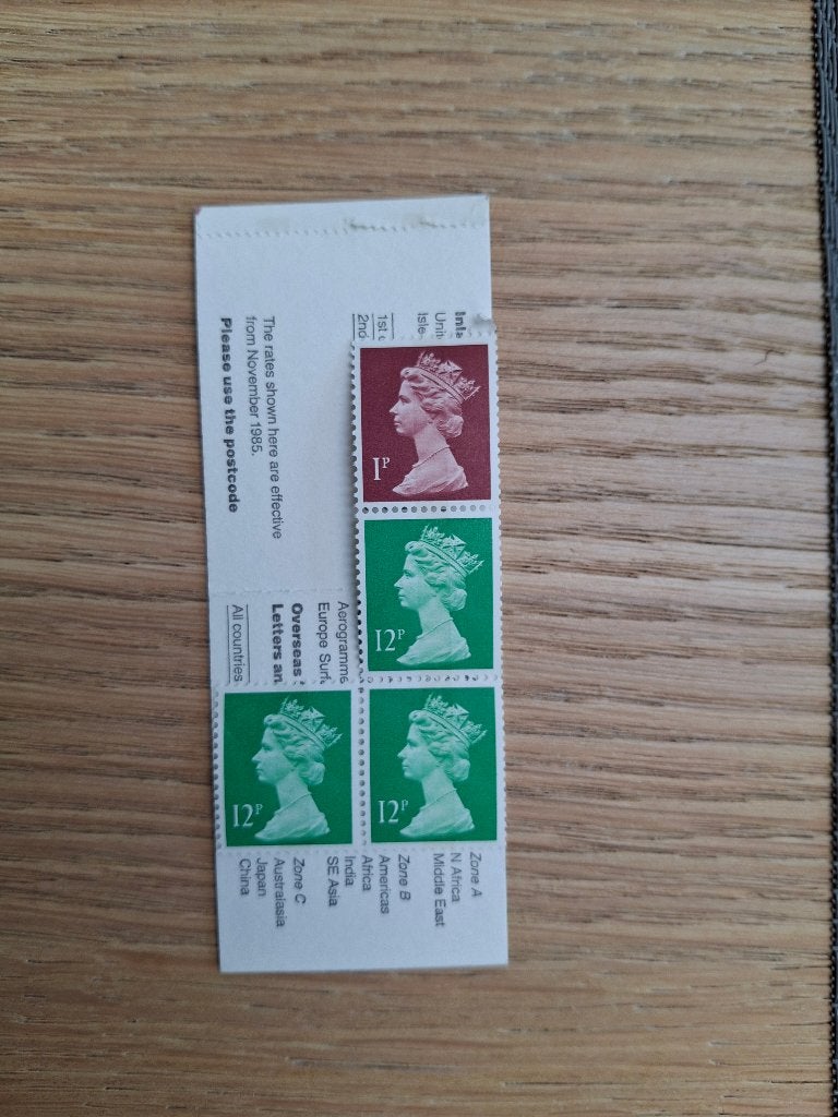 postzegelboekje engeland combinatie uit MH 76 HB 134, Verzenden