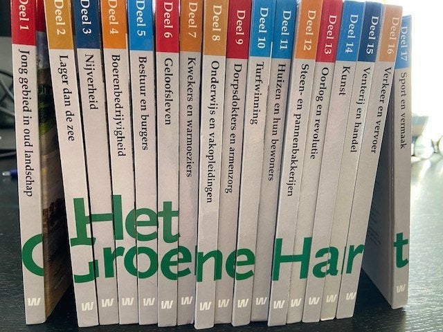 Het groene hart  17 delen, Ophalen of Verzenden, Zo goed als nieuw