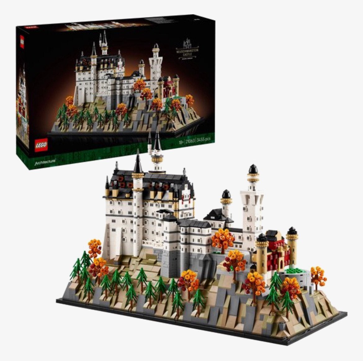 Lego Architecture 21063 Slot Neuschwanstein - Nieuw in doos!, Lego, Nieuw, Architecture, Ophalen of Verzenden