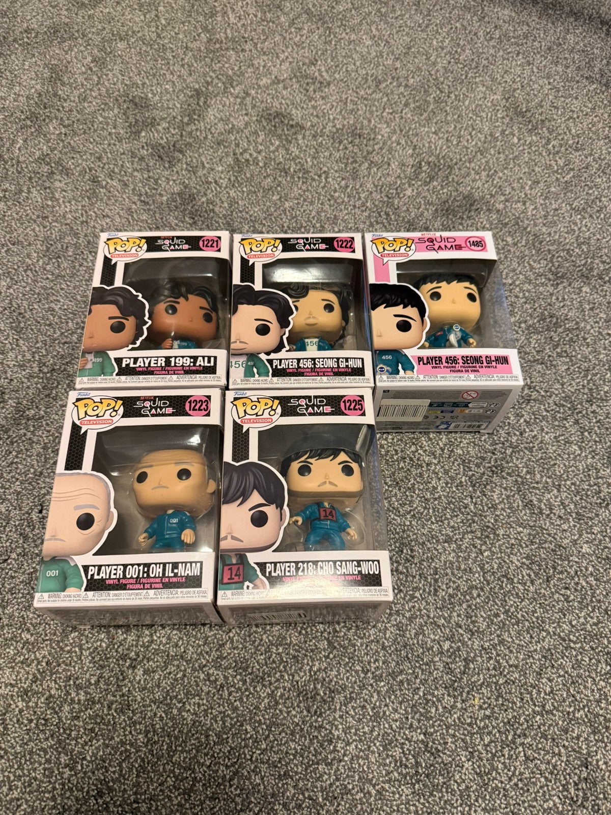 5x funko pop squid game, Ophalen of Verzenden, Zo goed als nieuw