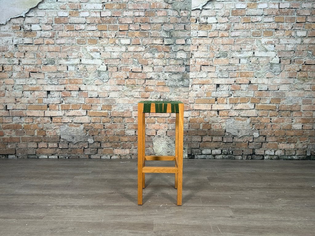 Gispen Berlage Barkruk – Groen | Richard Hutten, Ophalen, Met voetsteun, 60 tot 90 cm, Zo goed als nieuw