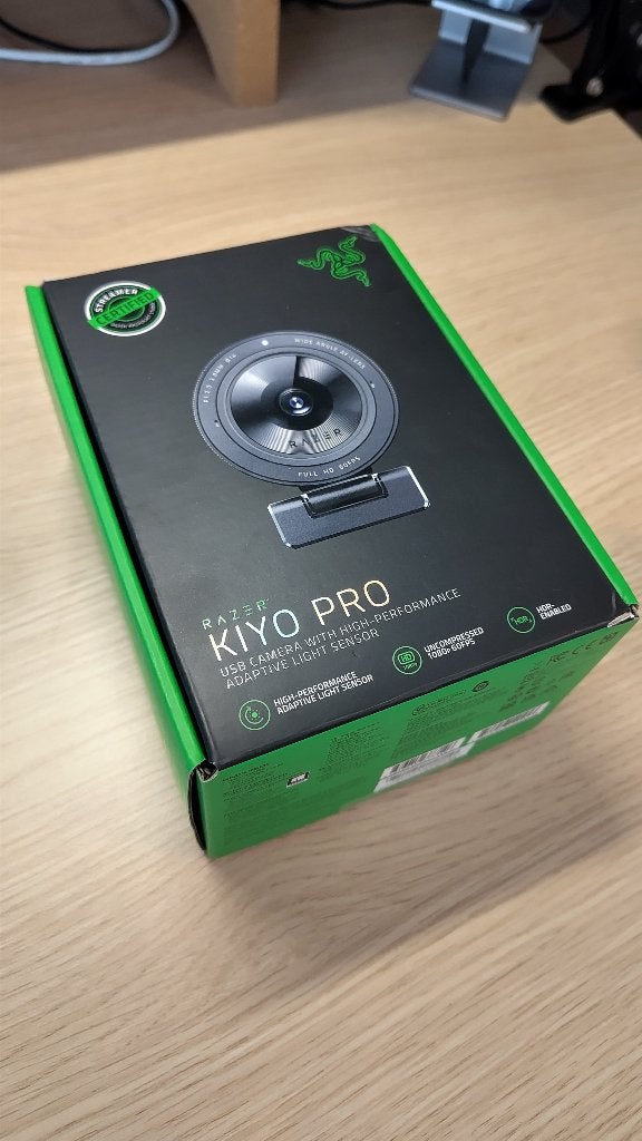 Razer Kiyo Pro, Computers en Software, Ophalen, MacOS, Zo goed als nieuw, Zoomfunctie