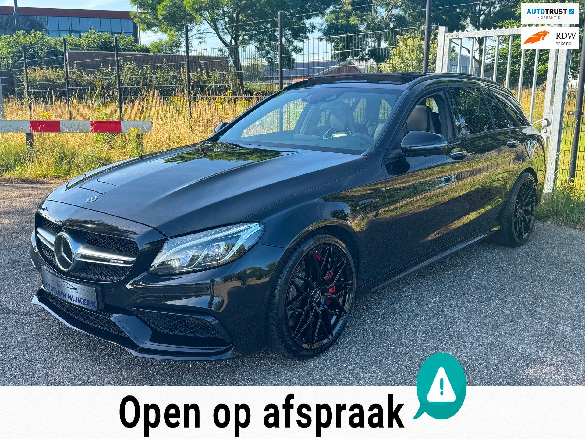 Mercedes-Benz C-klasse Estate AMG C63 S Edition 1 C63s Schaa, Auto's, Mercedes-Benz, Automaat, Achterwielaandrijving, Gebruikt