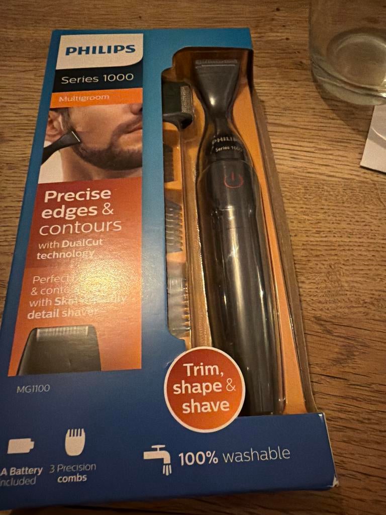 Philips Multigroom Series 1000 MG1100 Baardtrimmer, Ophalen of Verzenden, Nieuw, Scheren en Epileren