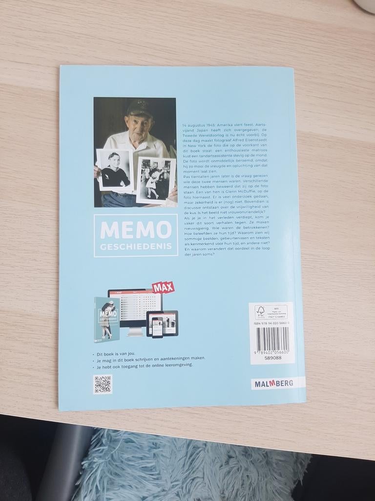 Memo Geschiedenis schoolboek, Ophalen of Verzenden