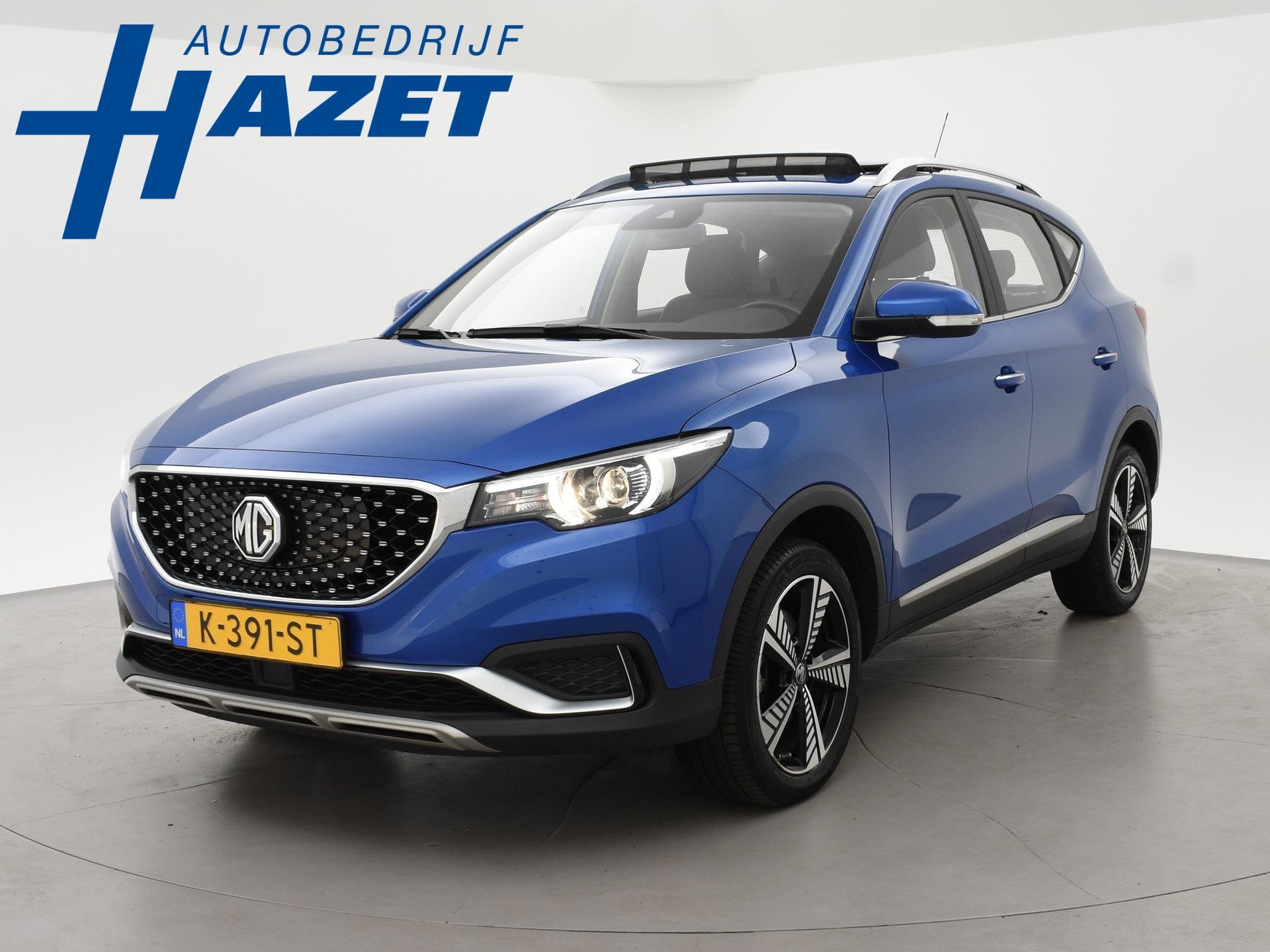 MG MG ZS EV LUXURY 45 kWh + TREKHAAK | PANORAMA | JBL 95,1%, Auto's, MG, 45 kWh, Gebruikt, Startonderbreker, 143 pk