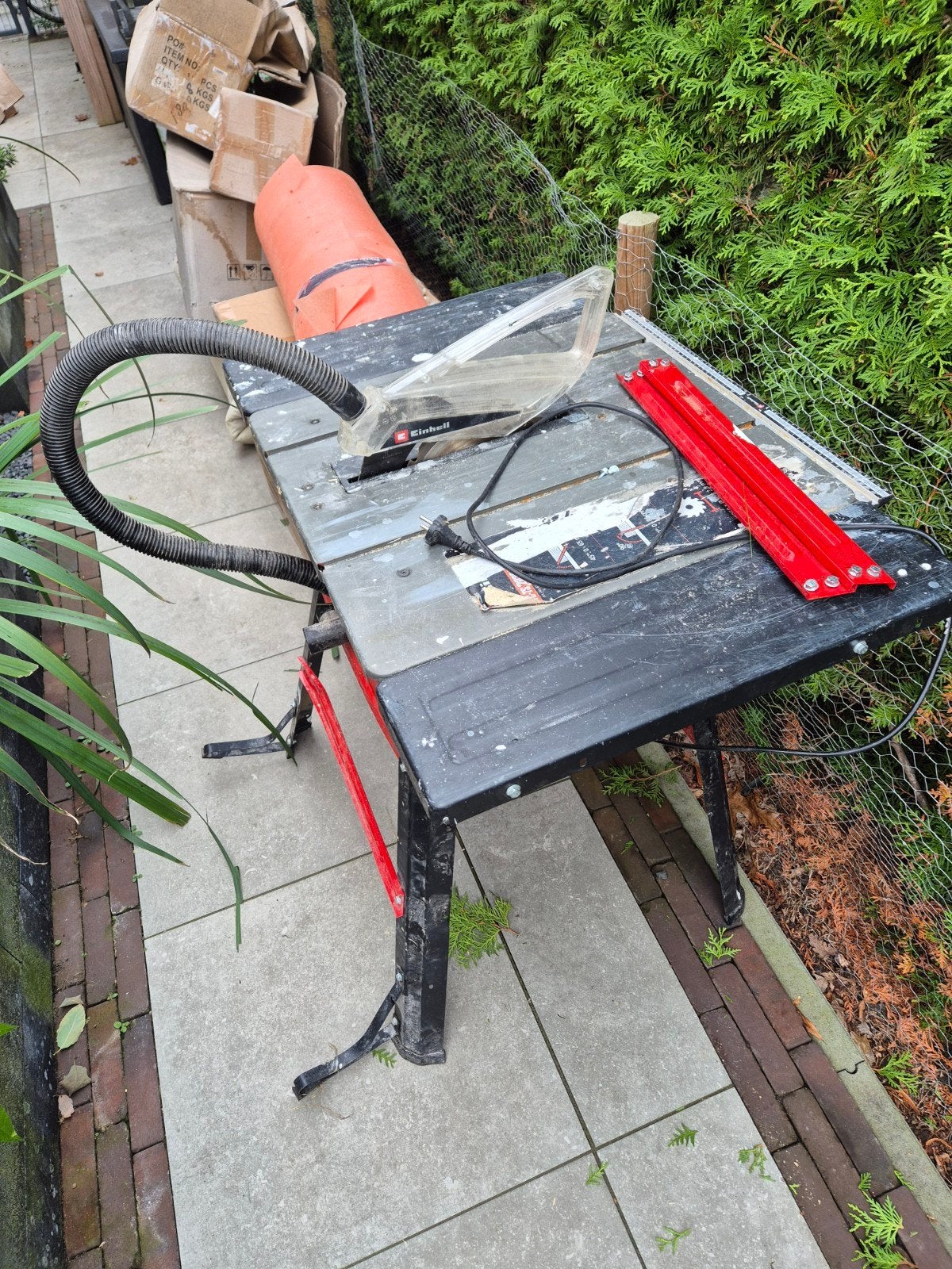Einhell Cirkelzaag - Gebruikt maar functioneel, Gebruikt, Cirkelzaag, Ophalen of Verzenden, 30 tot 70 mm
