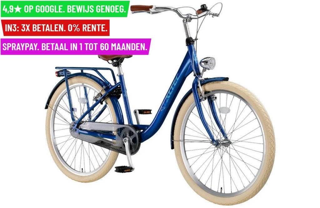 +Altec Candy 26 inch Meisjesfiets Azure- Garantie/Levering, Overige merken, 9713 Bv Groningen, Nieuw, 56 cm of meer
