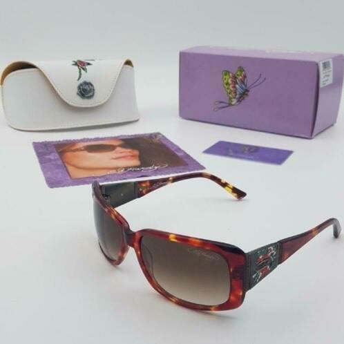 Zonnebril Ed Hardy Heart and Dagger Tortoise 58-15-135, Overige merken, Zonnebril, Overige kleuren, Nieuw
