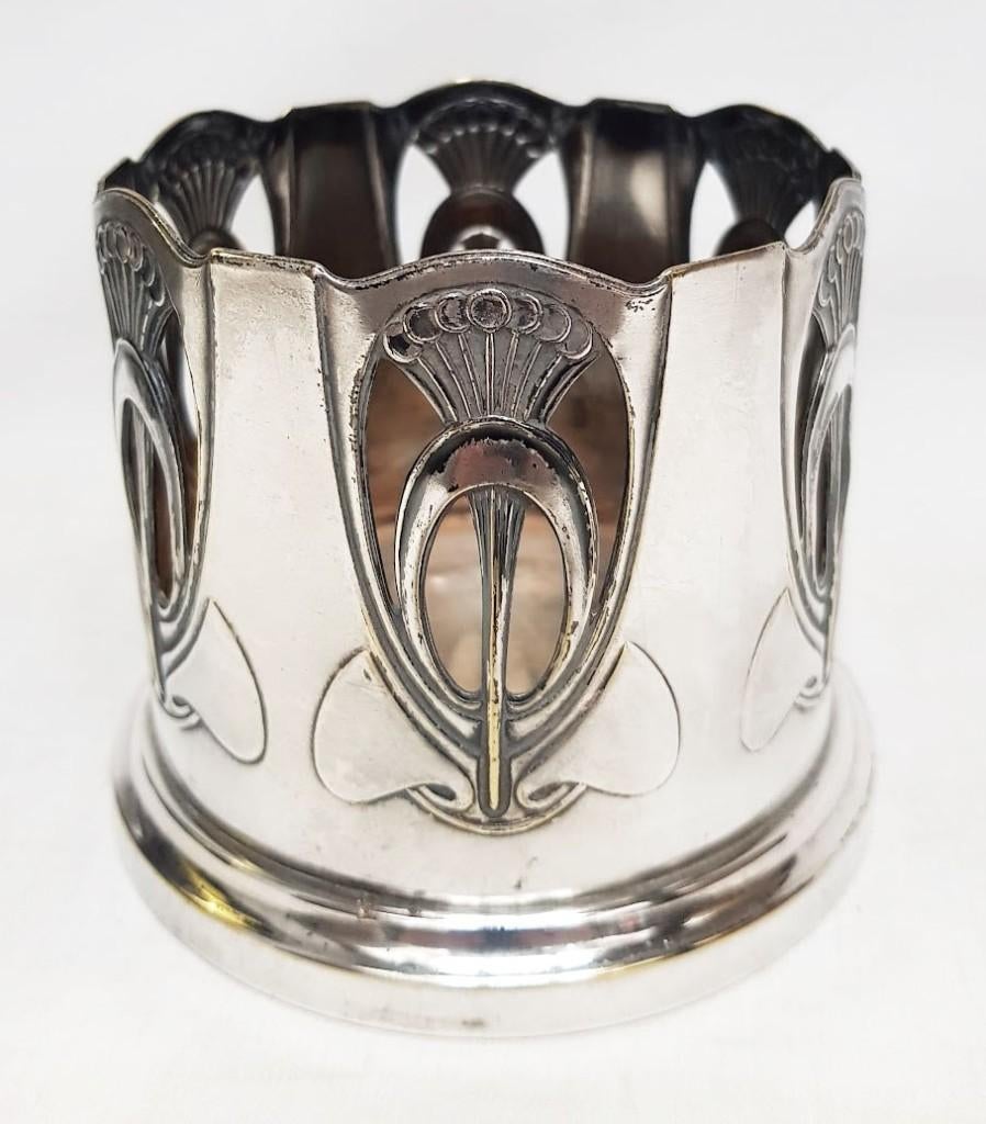 Flessenhouder Jugendstil., Antiek en Kunst, Ophalen of Verzenden