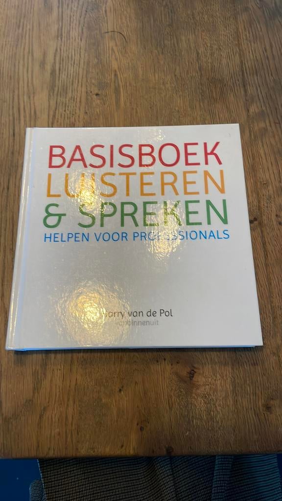 Harry van de Pol - Basisboek luisteren en spreken, Ophalen of Verzenden, Zo goed als nieuw