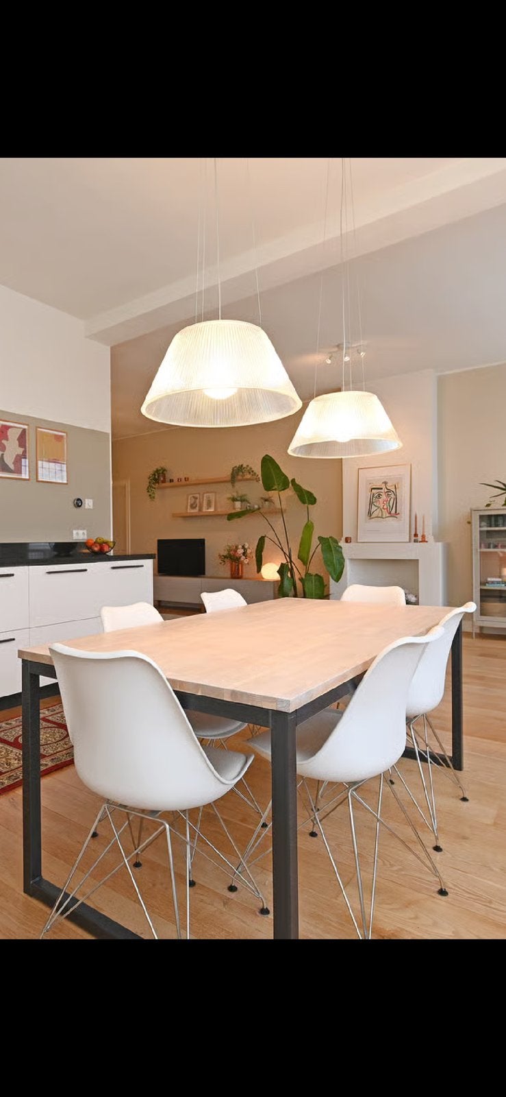 Eettafel 180x90, Ophalen, 50 tot 100 cm, Zo goed als nieuw, 150 tot 200 cm