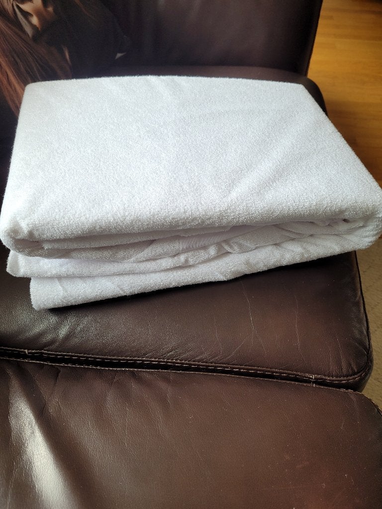 matrasbeschermer, Ophalen, Instopstrook, Matrasbeschermer, Wit