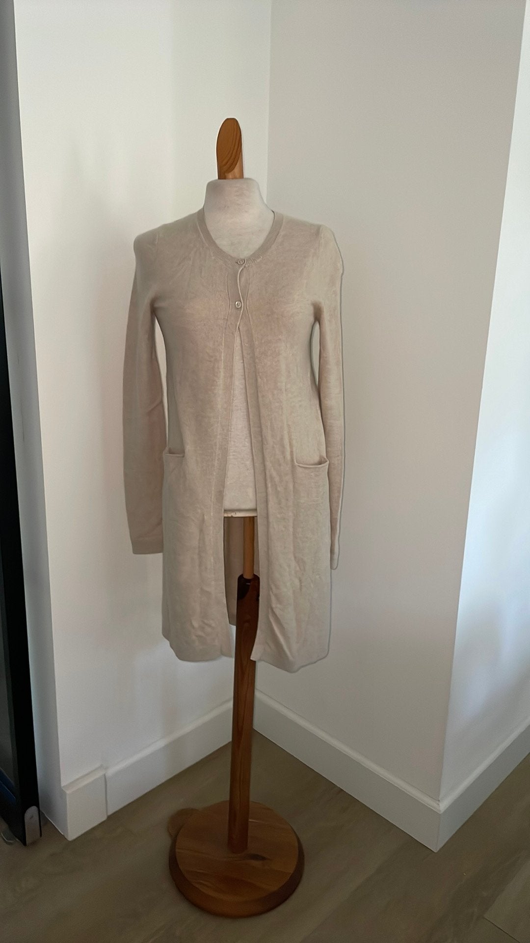Wollen vest van FFC, mt S, Kleding | Dames, Verzenden, Maat 36 (S), Beige