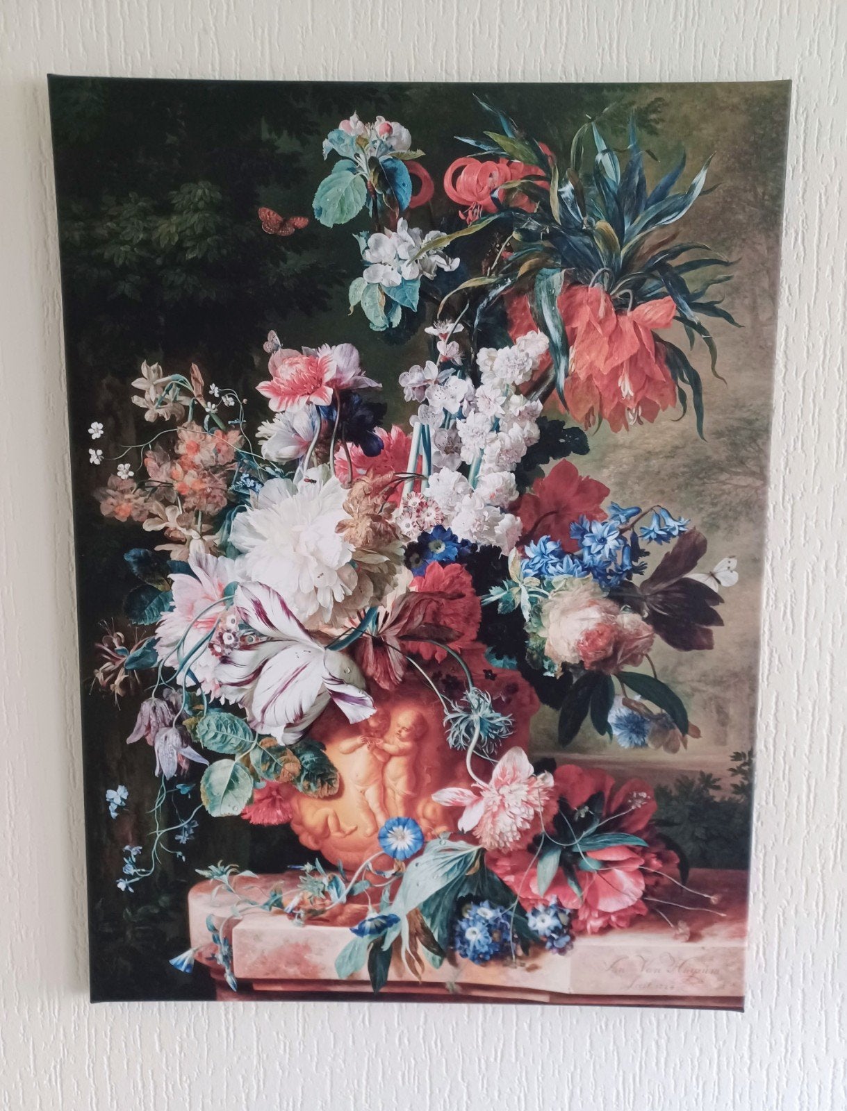 Prachtig bloemstilleven op canvas, Doek, Klassiek, Print, Ophalen