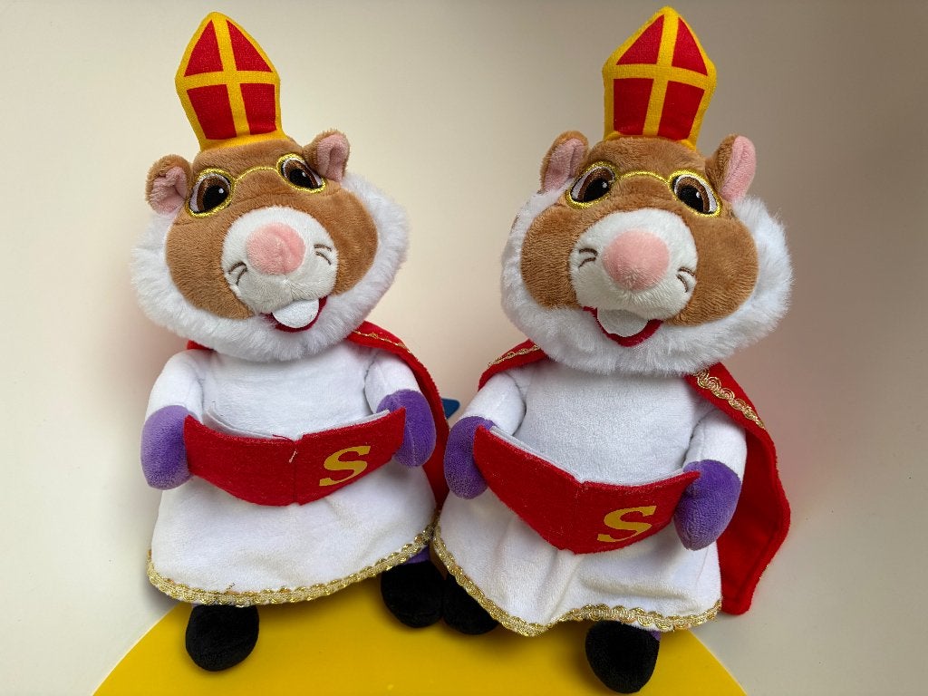 K4364 AH Albert Heijn hamster sinterklaas, Ophalen of Verzenden, Zo goed als nieuw, Overige typen