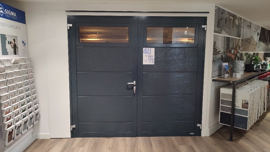 garagedeur, Doe-het-zelf en Verbouw, Gebruikt, Garagedeur, Ophalen of Verzenden, Metaal