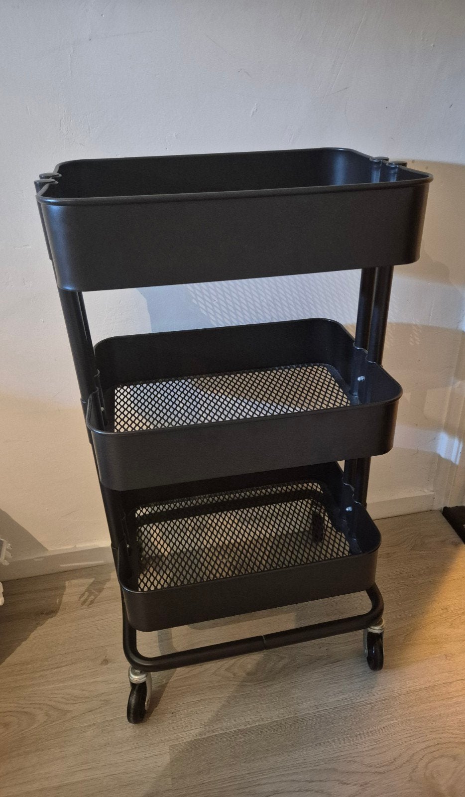 Ikea RÅSKOG Trolley - Zwart, Ophalen, Zo goed als nieuw