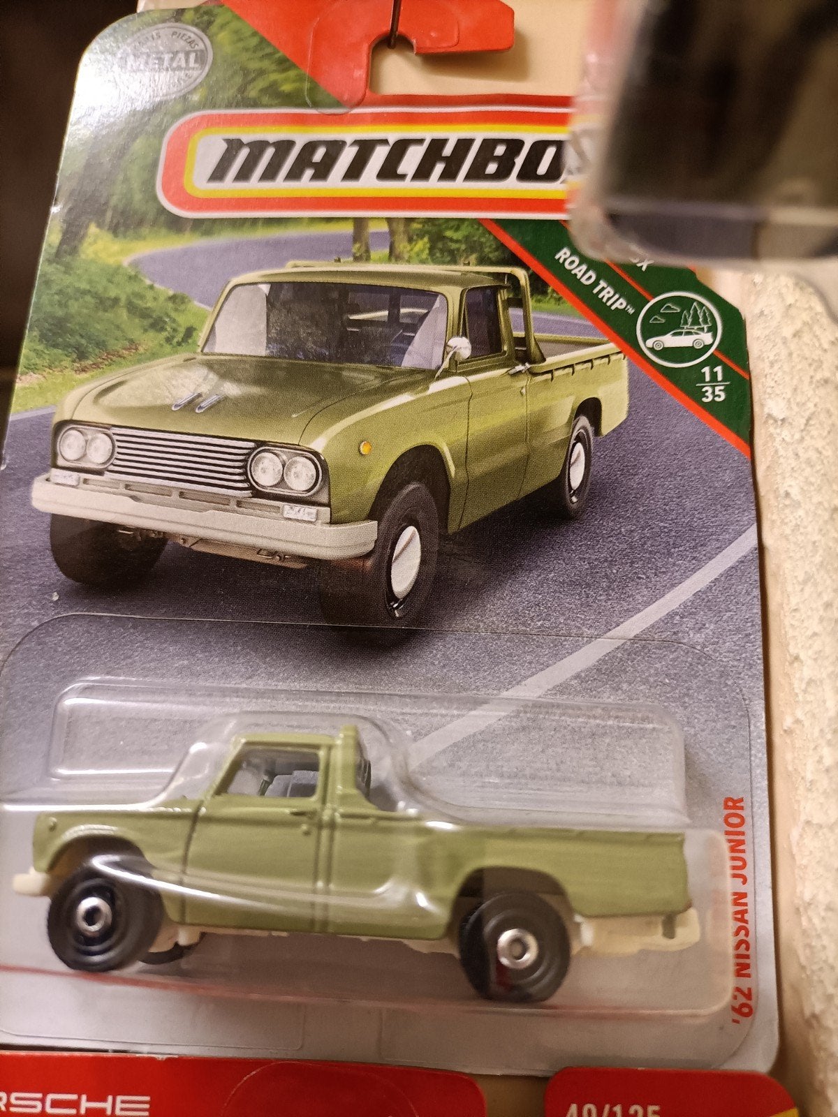 Matchbox '62 Nissan Junior - Road Trip 11/35, Ophalen of Verzenden, Nieuw, Auto