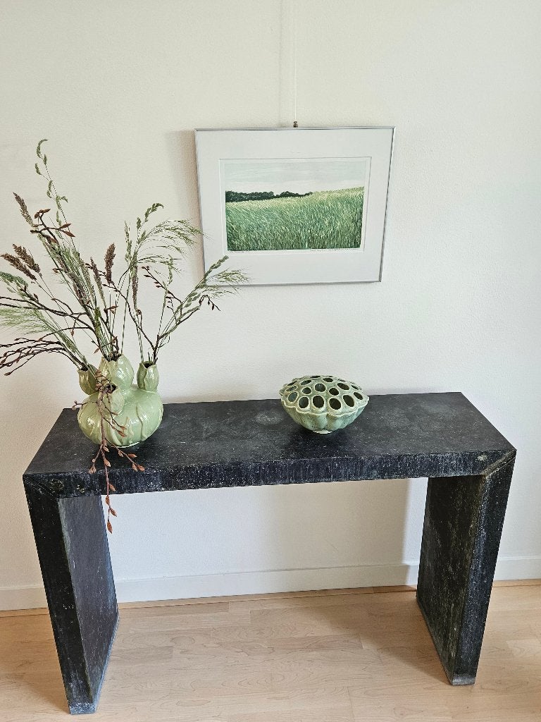 bijzondere sidetable zink zijtafel roomdivider buiten binnen, Ophalen, Overige materialen, Gebruikt, 100 tot 150 cm