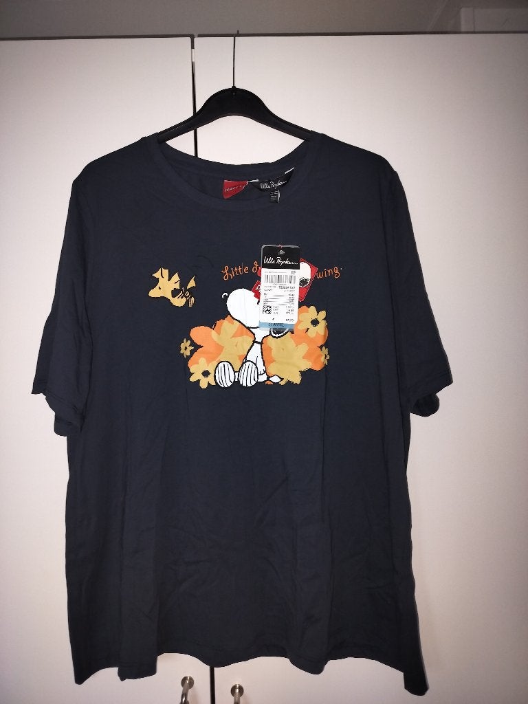 NIEUW Peanuts T-shirt Snoopy blauw Ulla Popken maat 46-48, Blauw, Nieuw, Ulla Popken, Shirt of Top