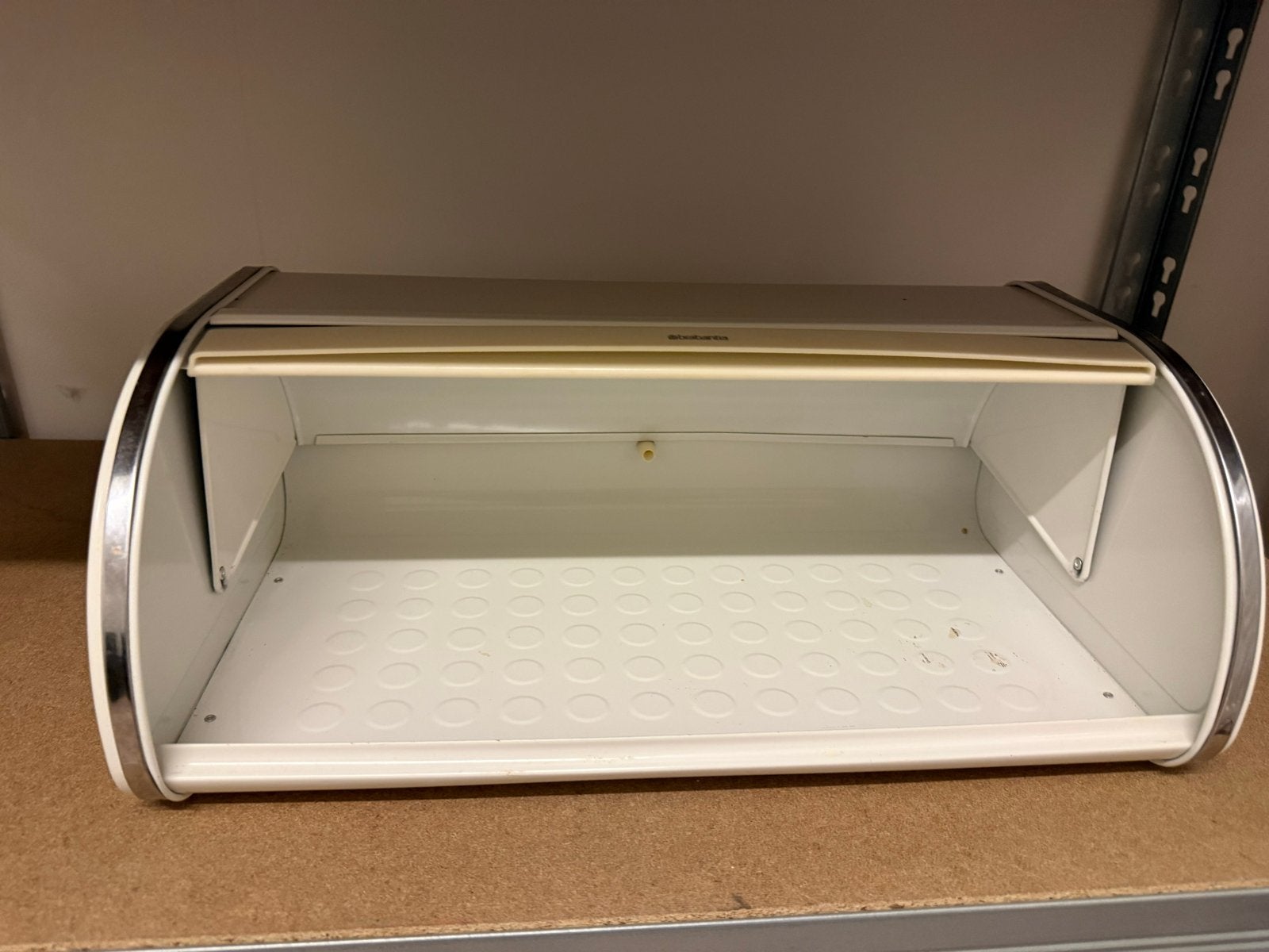 Brabantia Broodtrommel - Crème/Wit, Ophalen, Gebruikt, Metaal, Brabantia