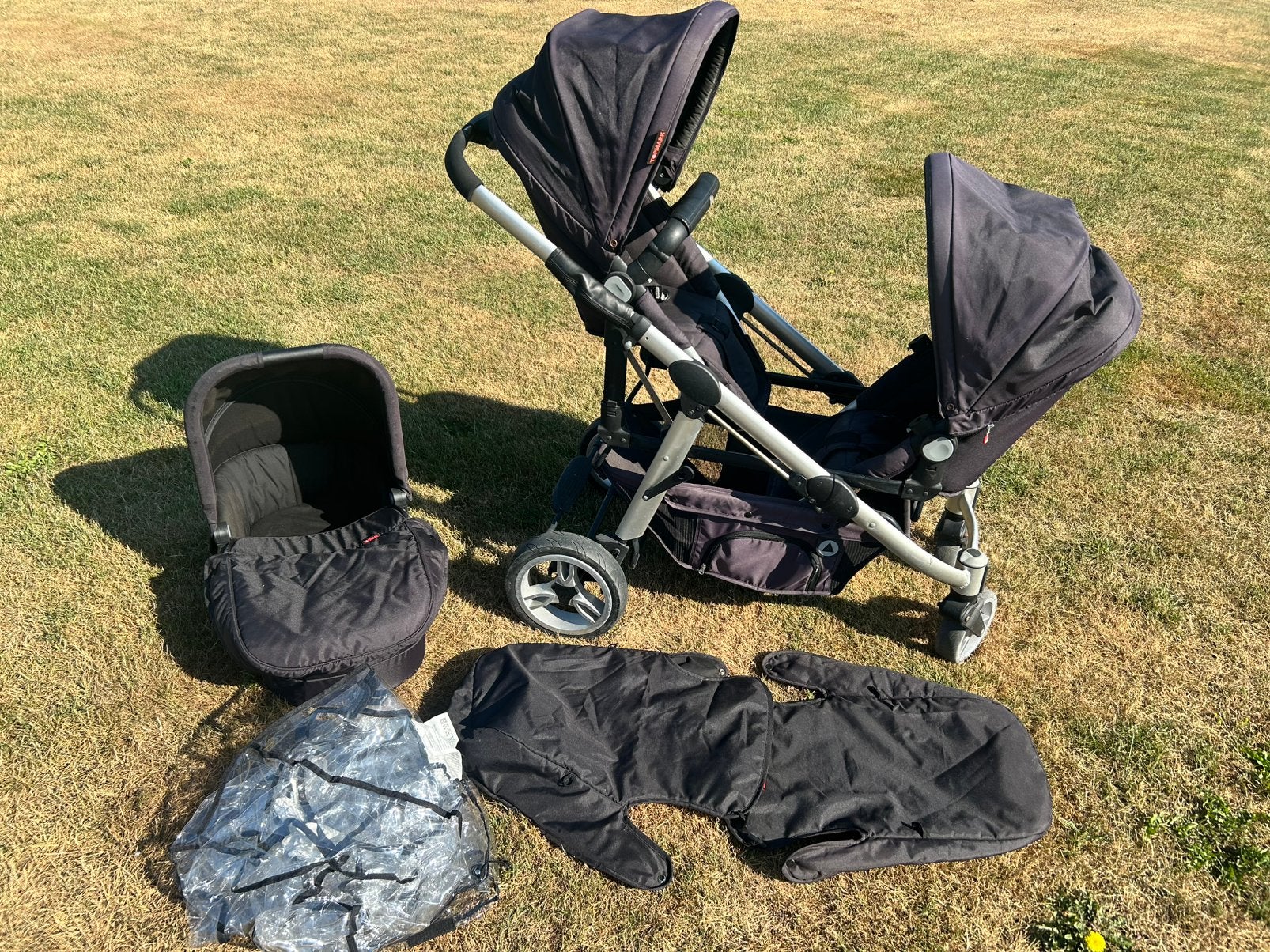Topmark Duo kinderwagen inclusief reiswieg, Ophalen, Gebruikt, Overige merken, Duowagen