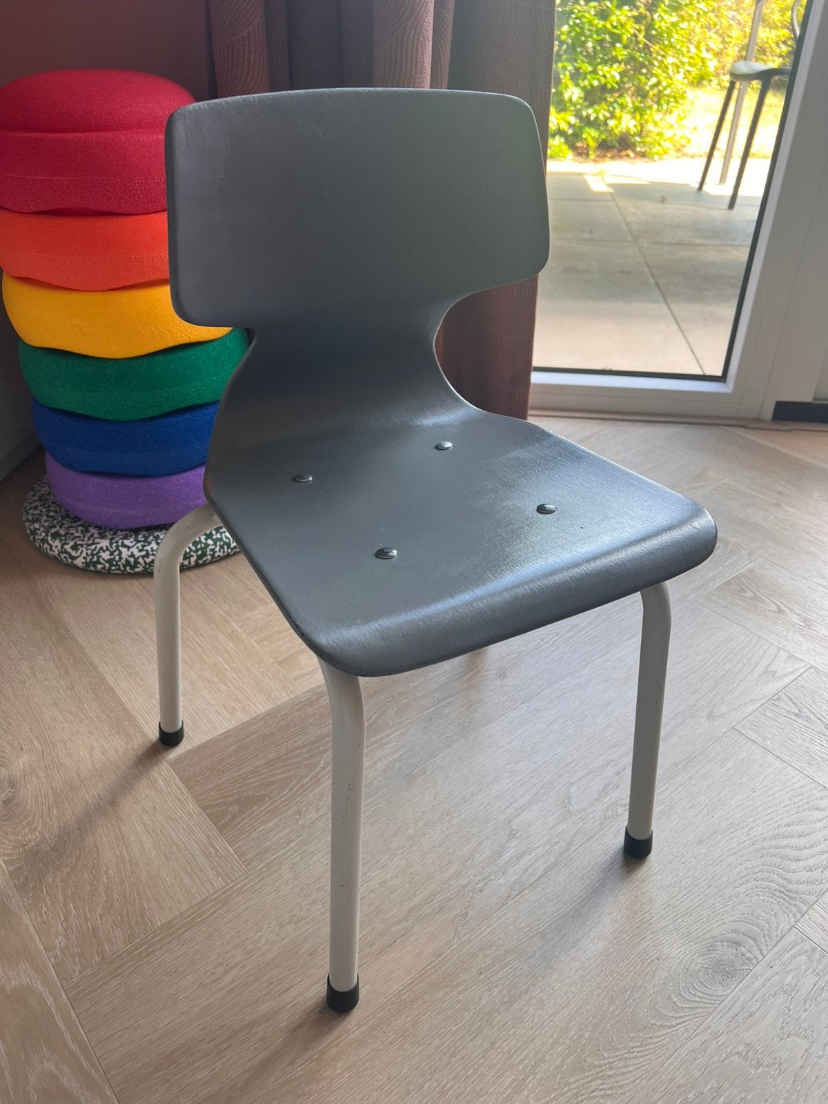 Grijs kinderstoeltje Galvanitas, Ophalen, Zo goed als nieuw
