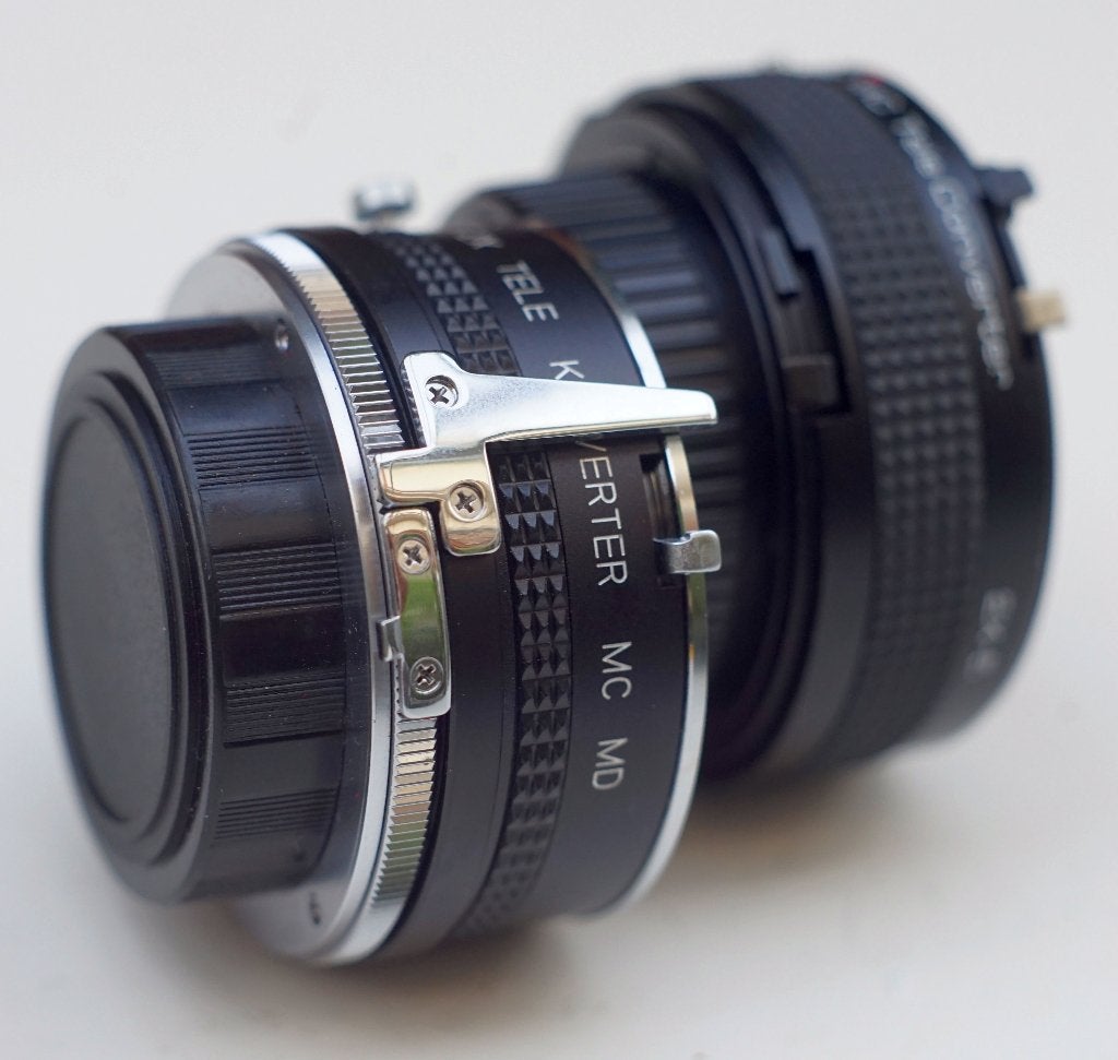 Minolta MD 2x Tele Converters e.a. MD mount accessoires, Verzamelen, Ophalen of Verzenden