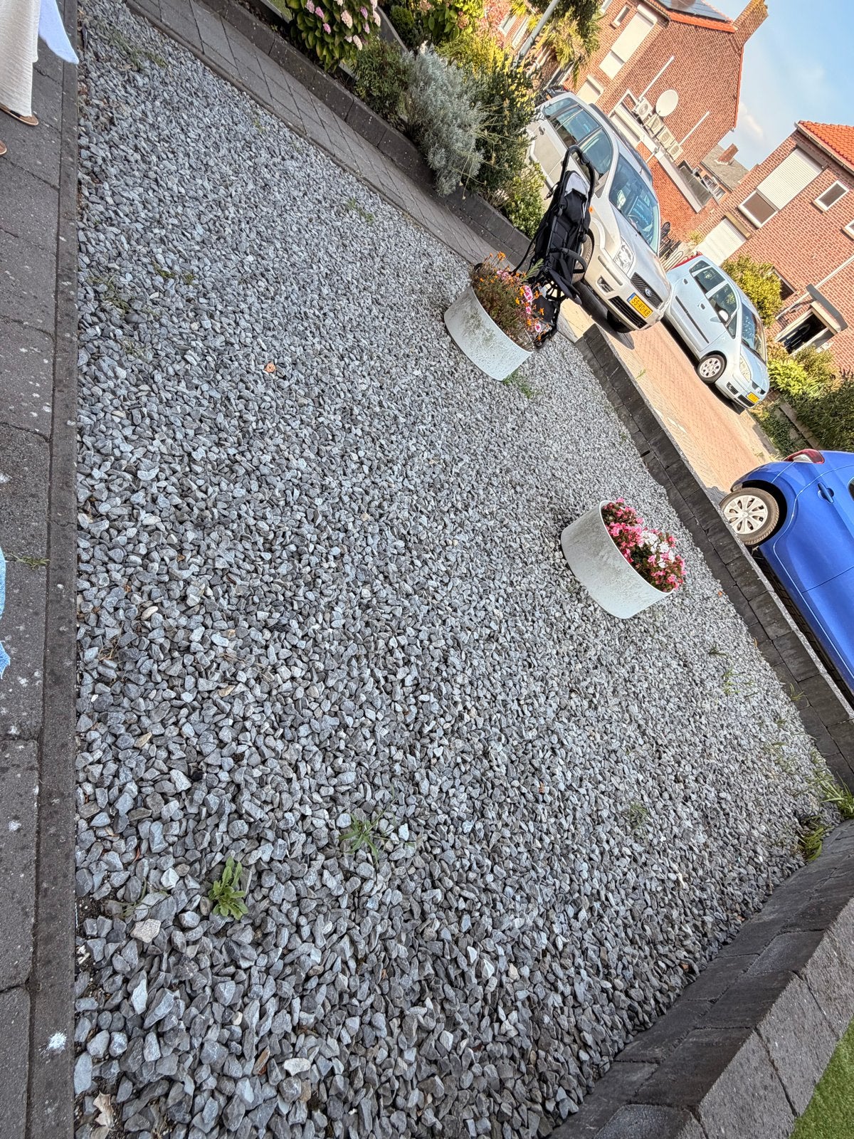 Grijs split voor oprit of tuin - Gebruikt, gratis ophalen, Tuin en Terras, Grind, Keien en Split, Ophalen, Gebruikt, Grijs, Split