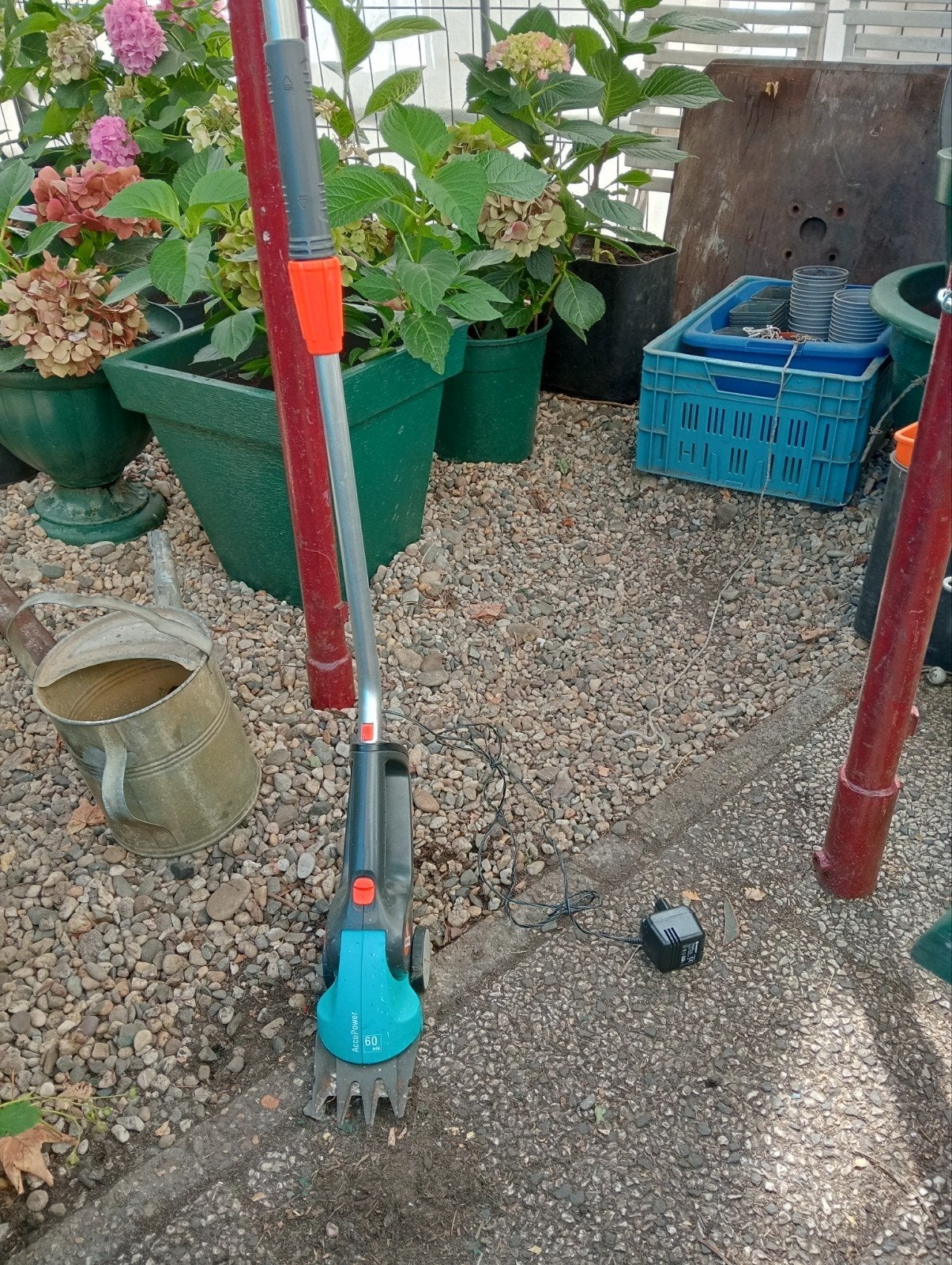 graskanten knipper, Tuin en Terras, Grastrimmers, Ophalen, Accu