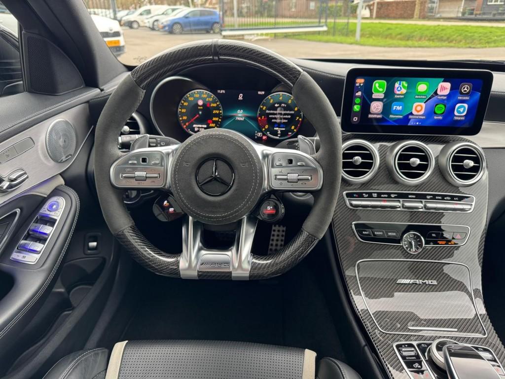Mercedes-benz C-KLASSE C63 S AMG Premium plus Facelift Sport, Auto's, Automaat, Achterwielaandrijving, 8 cilinders, USB