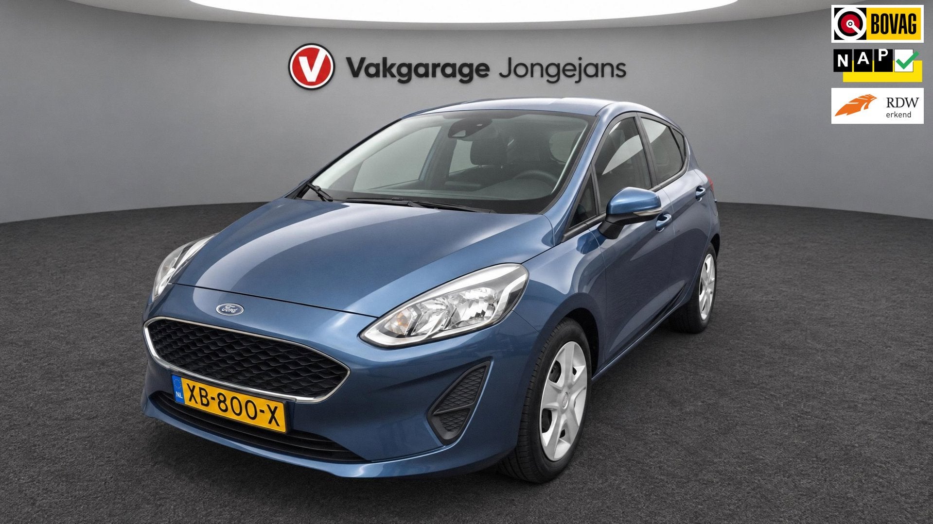 Ford Fiesta 1.1 Trend, Voorwielaandrijving, Stof, Lichtsensor, Blauw