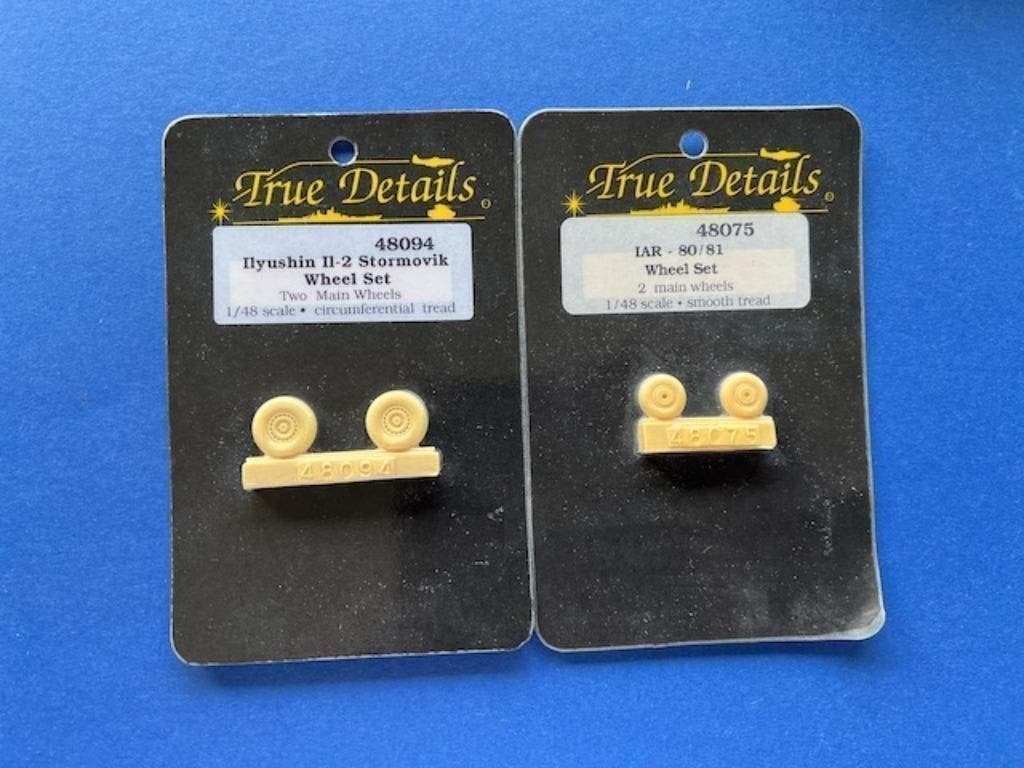 True Details 1/48 RESIN wheel sets, Ophalen of Verzenden, Nieuw, Groter dan 1:72, Overige merken