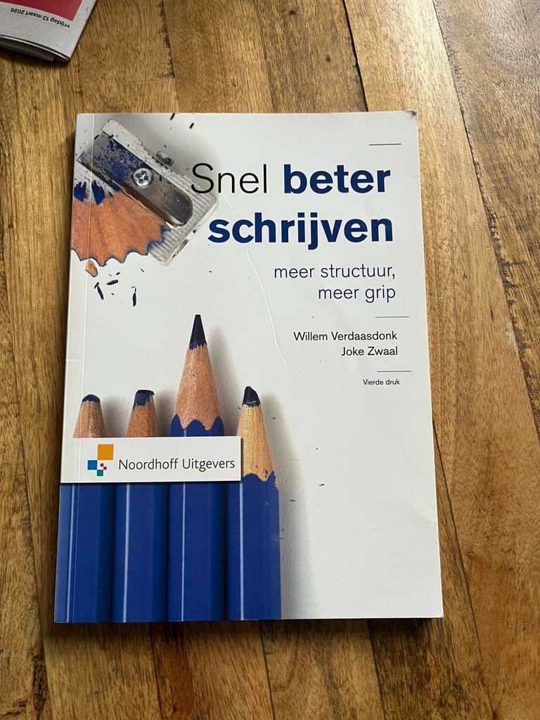 Willem Verdaasdonk - Snel beter schrijven, Ophalen of Verzenden, Zo goed als nieuw, Willem Verdaasdonk; Joke Zwaal