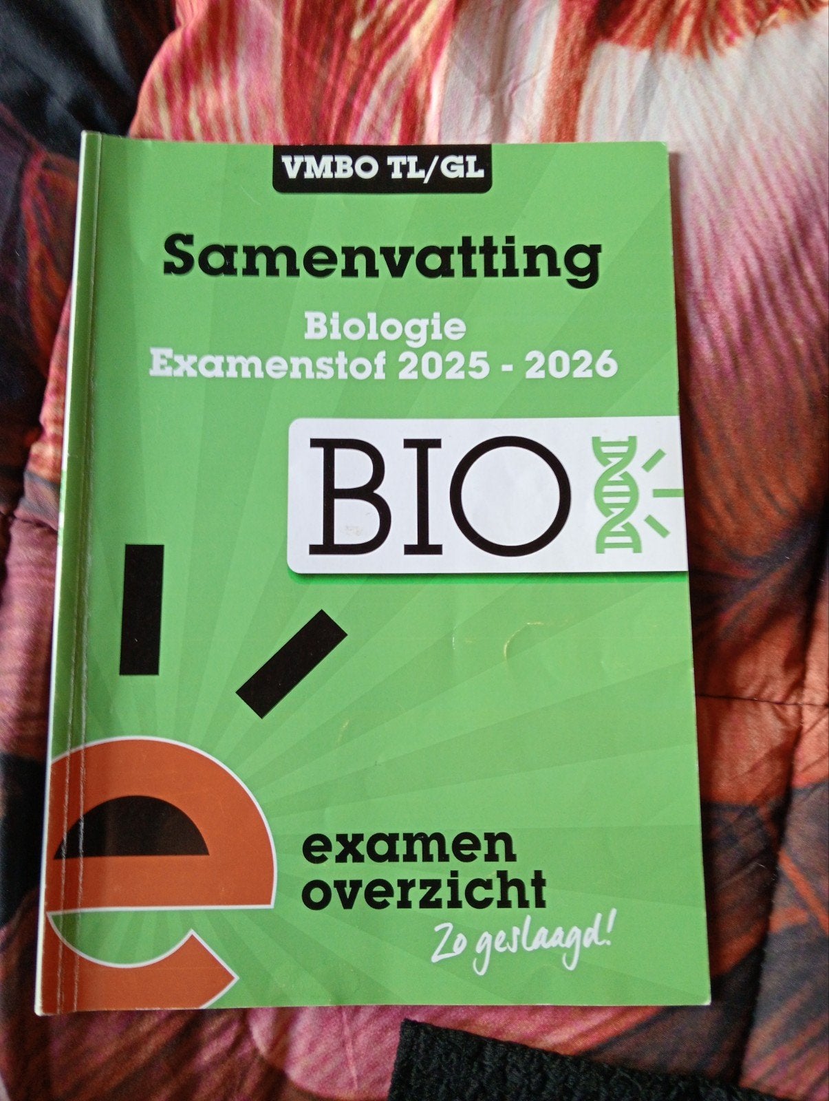 Samenvatting Examenstof Biologie VMBO TL/GL, Ophalen of Verzenden, Nederlands, Overige niveaus, ExamenOverzicht