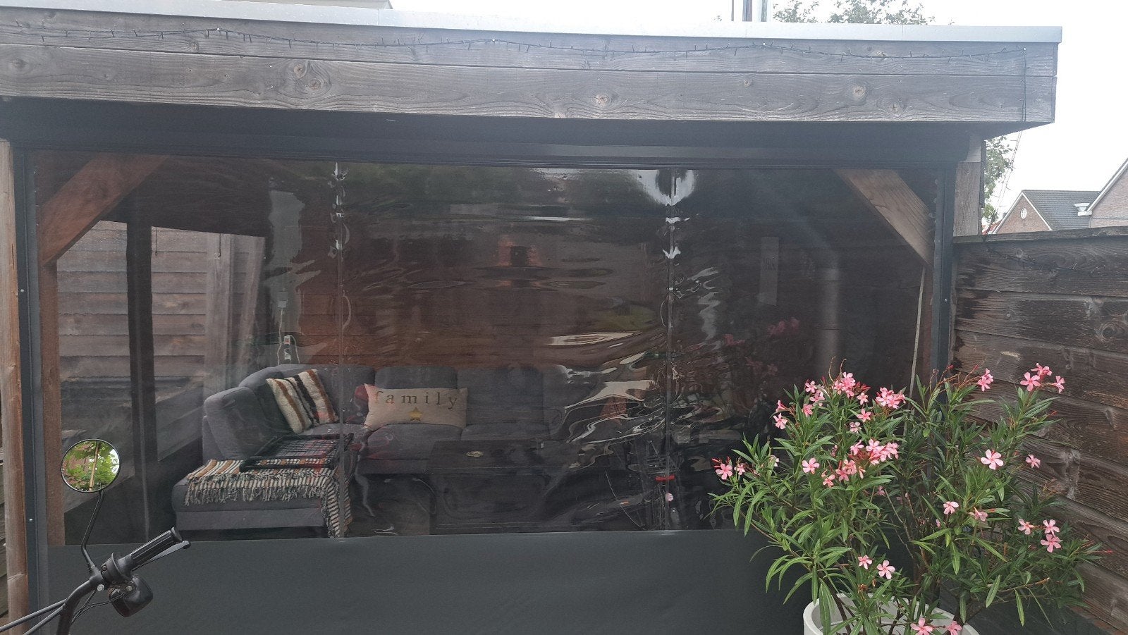 Windscherm voor terrasoverkapping, Tuin en Terras, Ophalen of Verzenden, Gebruikt, Overige typen