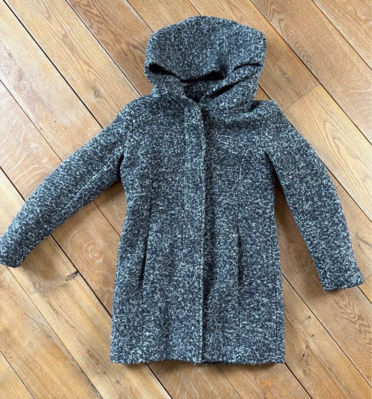 Mooie grijze winterjas in maat XS, Ophalen of Verzenden, Zo goed als nieuw, Maat 34 (XS) of kleiner, Grijs
