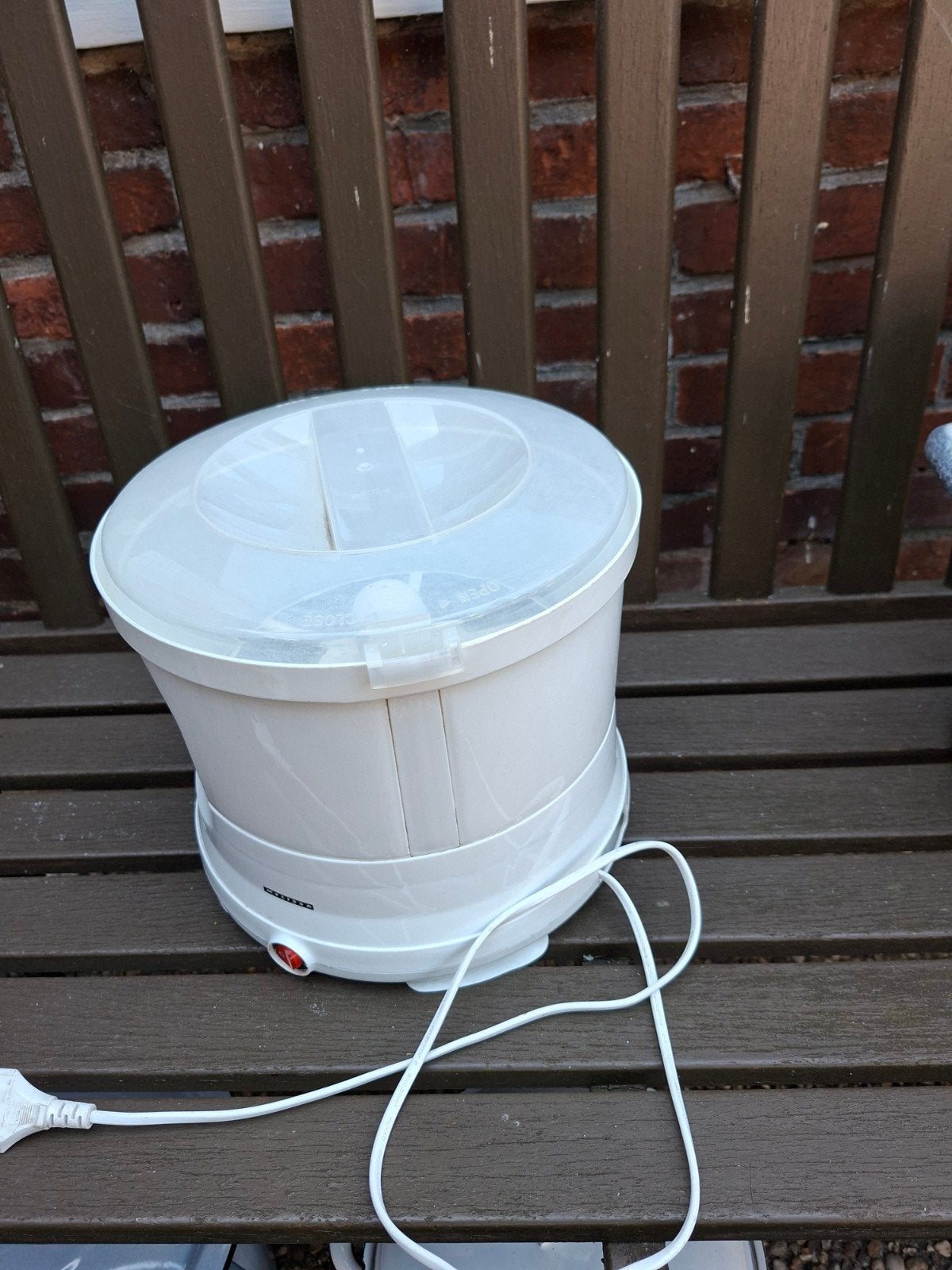 elektrische aardappelschrap machine, Ophalen