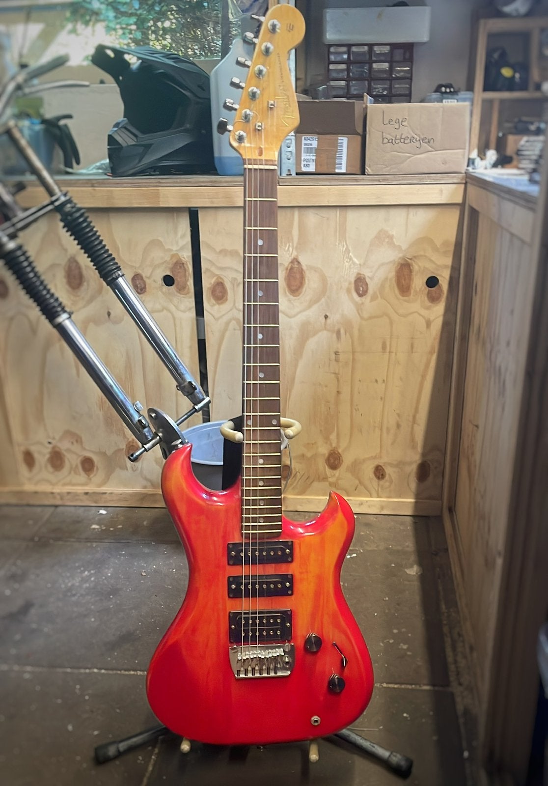 Prachtige partscaster, met vintage pickups (KOOP/RUIL), Ophalen, Gebruikt, Solid body, Overige merken