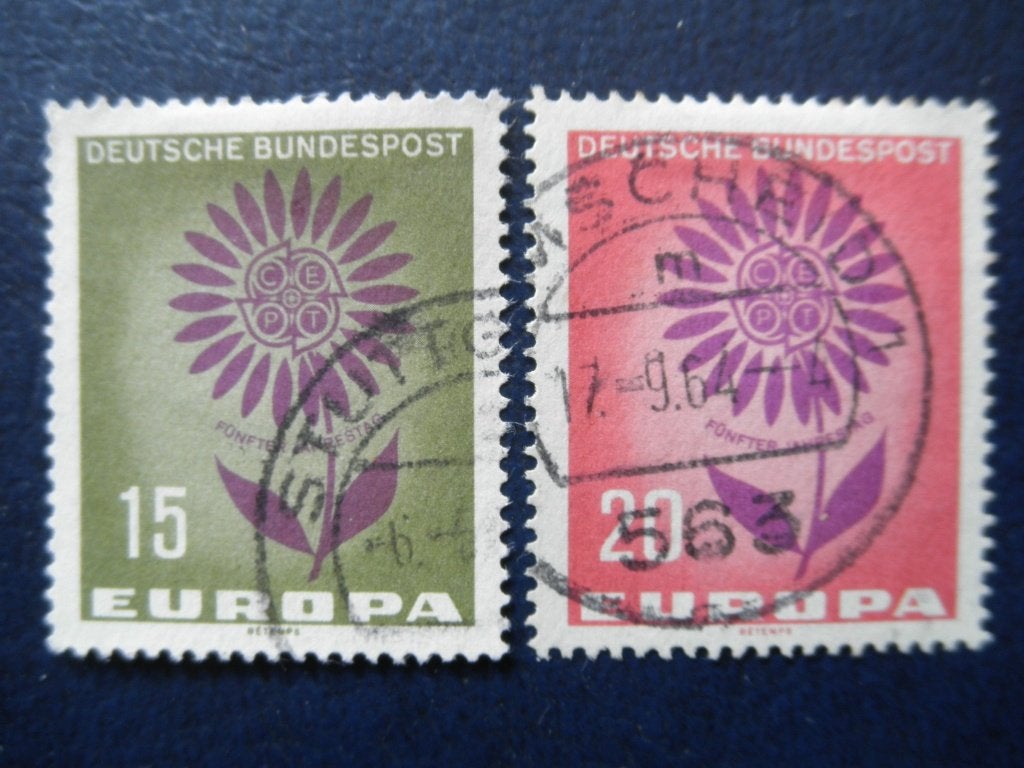 Postzegels Duitsland 1964 Europazegels., Ophalen of Verzenden, BRD, Gestempeld