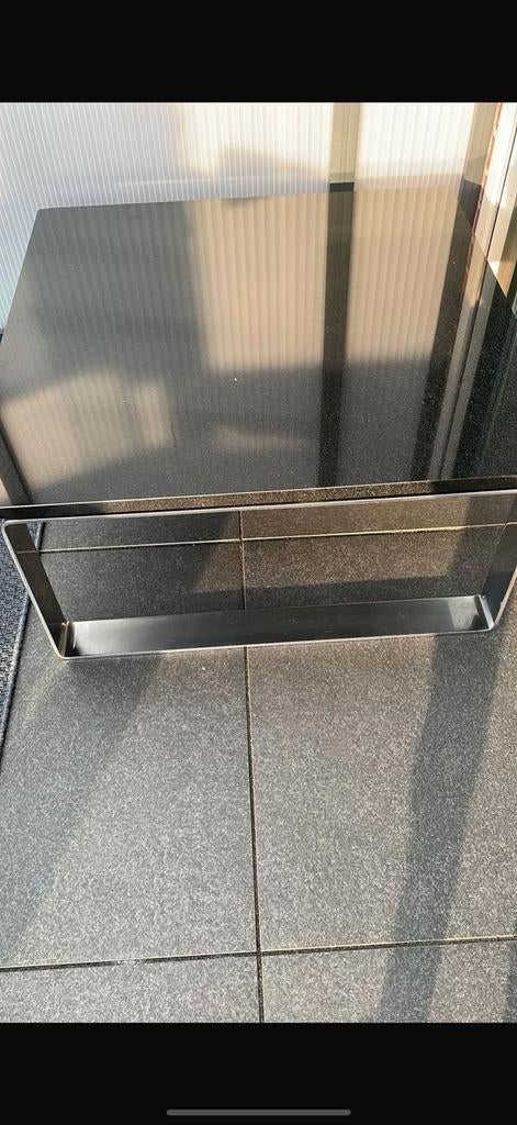Granieten salontafel 90 x 90 cm, Ophalen of Verzenden, Zo goed als nieuw