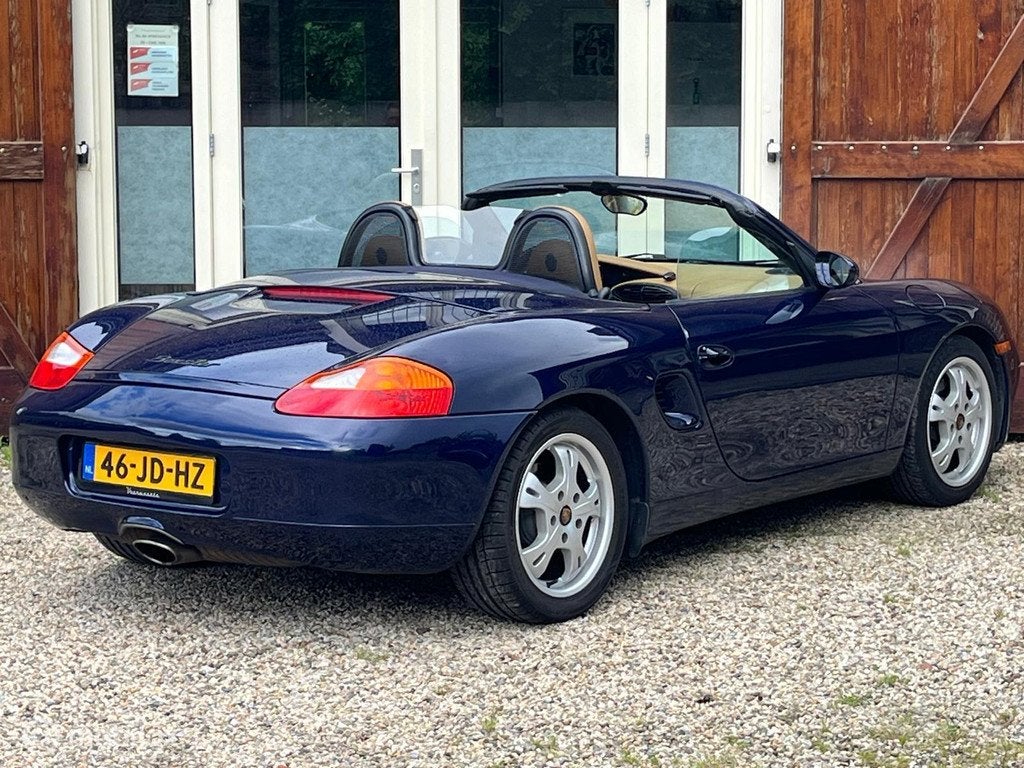 Porsche Boxster 2.7 Tiptronic Automaat met hardtop, Auto's, Automaat, Achterwielaandrijving, Gebruikt, Beige