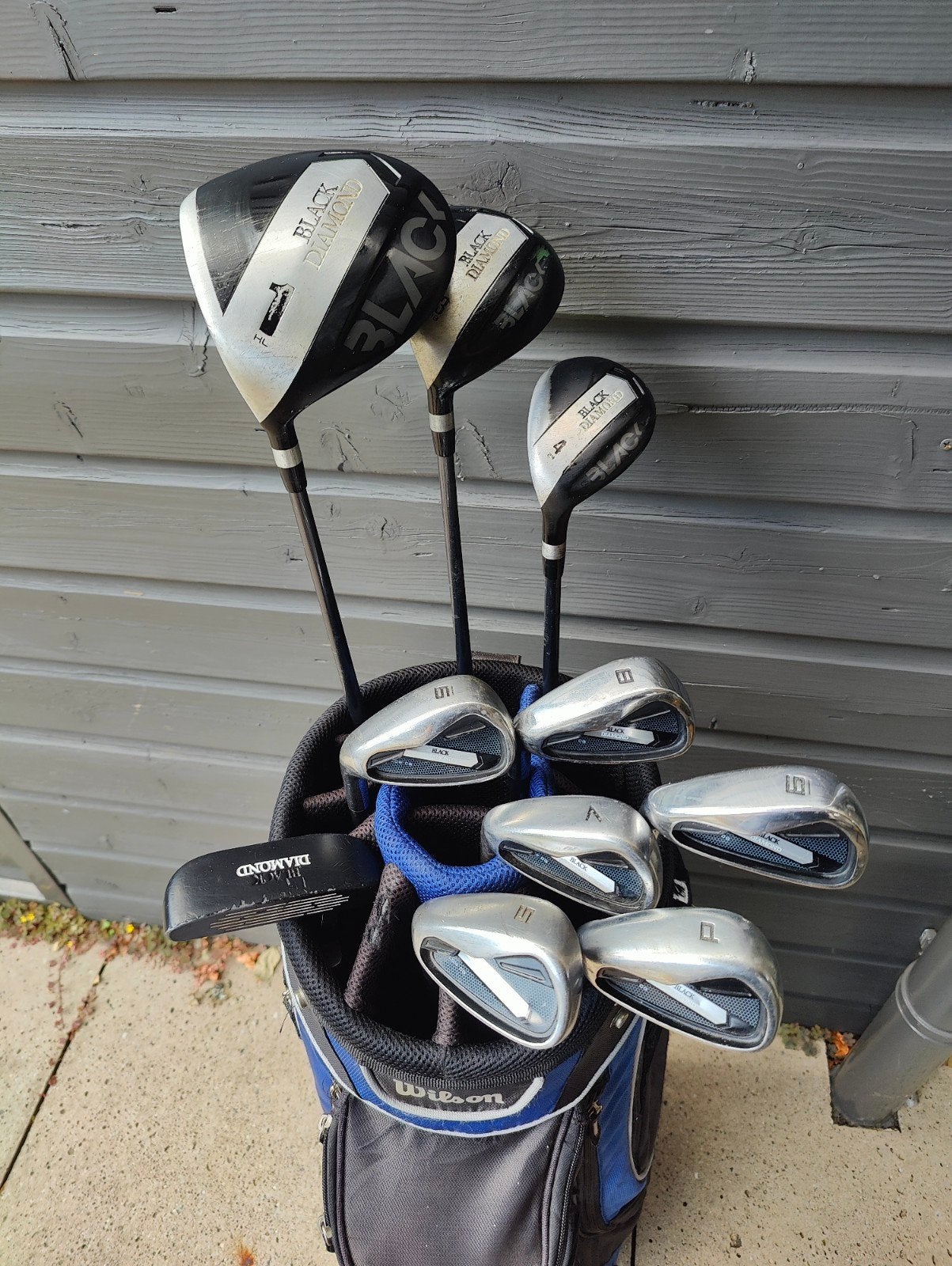 Complete MODERNE golfset linkshandige heren + tas 
in de gol, Sport en Fitness, Ophalen of Verzenden, Zo goed als nieuw, Set, Overige merken