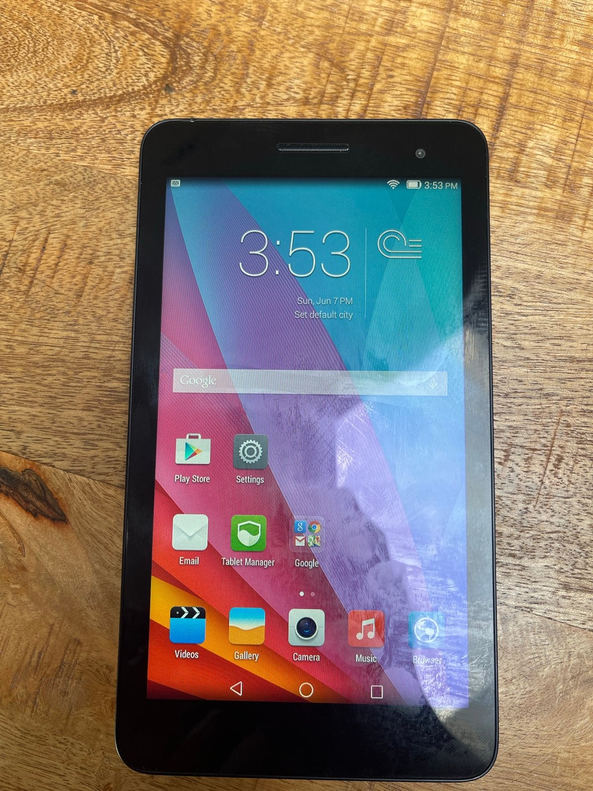 Huawei Mediapad T1 7 inch - Werkt perfect, Computers en Software, Android Tablets, Gebruikt, Wi-Fi, Gps, Usb-aansluiting, Ophalen of Verzenden