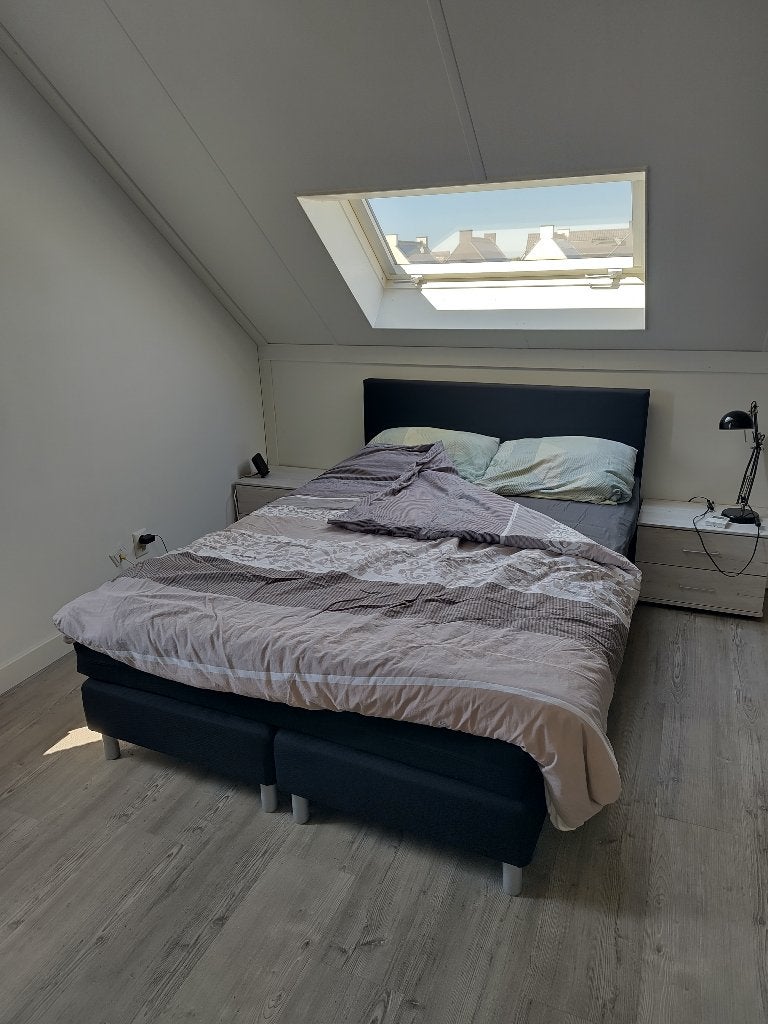 Boxspring 1.40 x 2.00, Ophalen, Gebruikt, Tweepersoons, 140 cm
