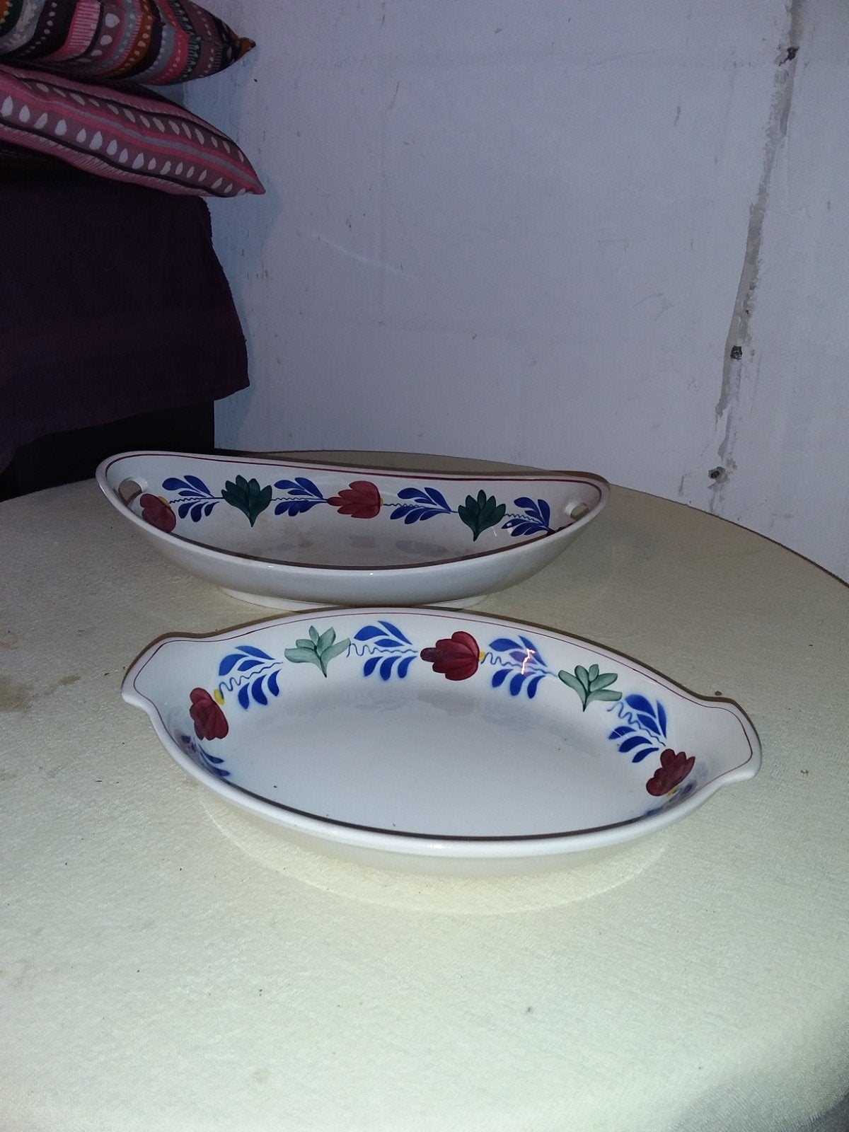 Boerenbont schaaltjes - set van 2, Antiek en Kunst, Ophalen of Verzenden