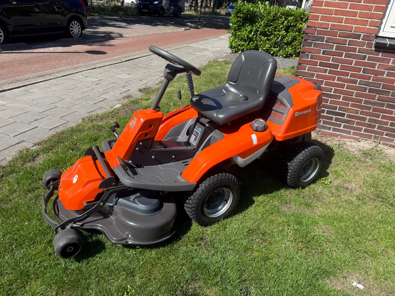 Husqvarna R213C zitmaaier frontmaaier Nieuw maaidek!!, Ophalen of Verzenden, Gebruikt, Mulchfunctie, 90 tot 120 cm