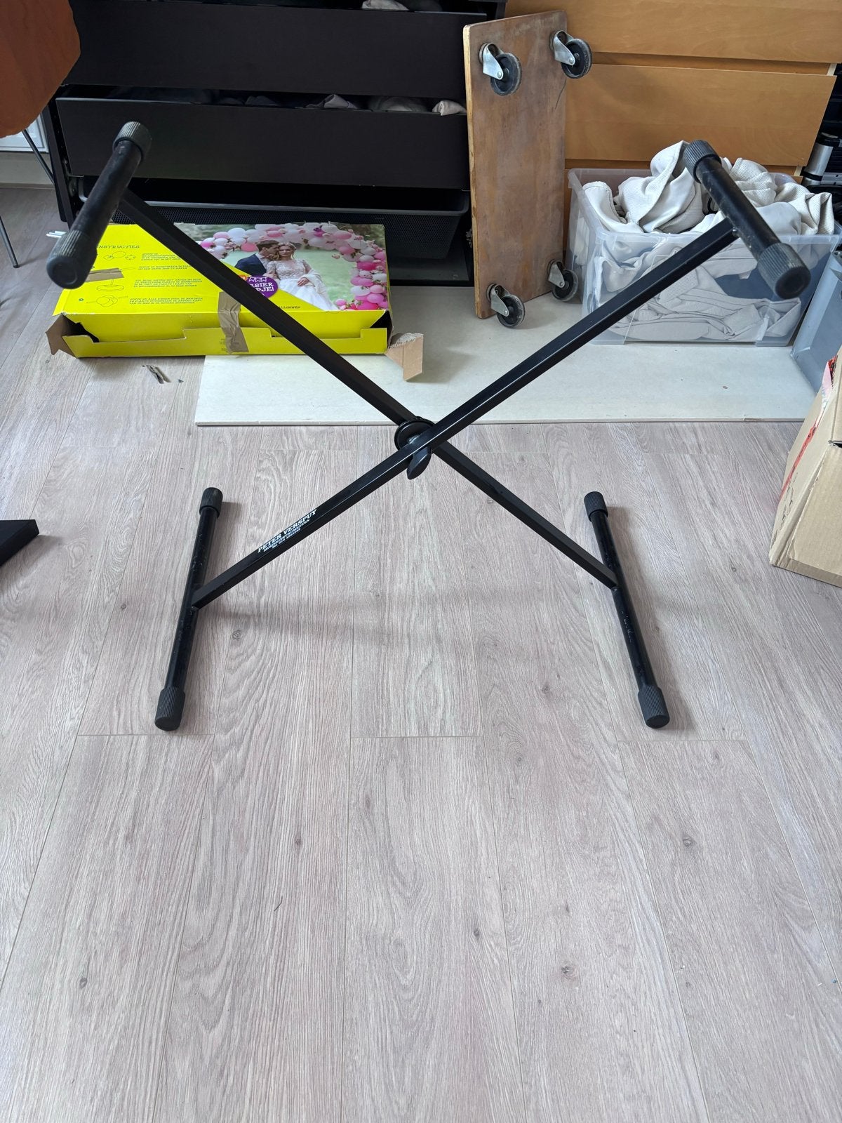 Piano standaard, Muziek en Instrumenten, Standaards, Ophalen, Zo goed als nieuw, Instrumentstandaard, Keyboard of Synthesizer