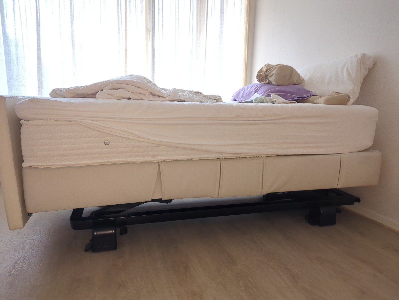 Luxe wellfair bed voor oa senioren. Met verlichting., Ophalen, 90 cm, Eenpersoons, Zo goed als nieuw